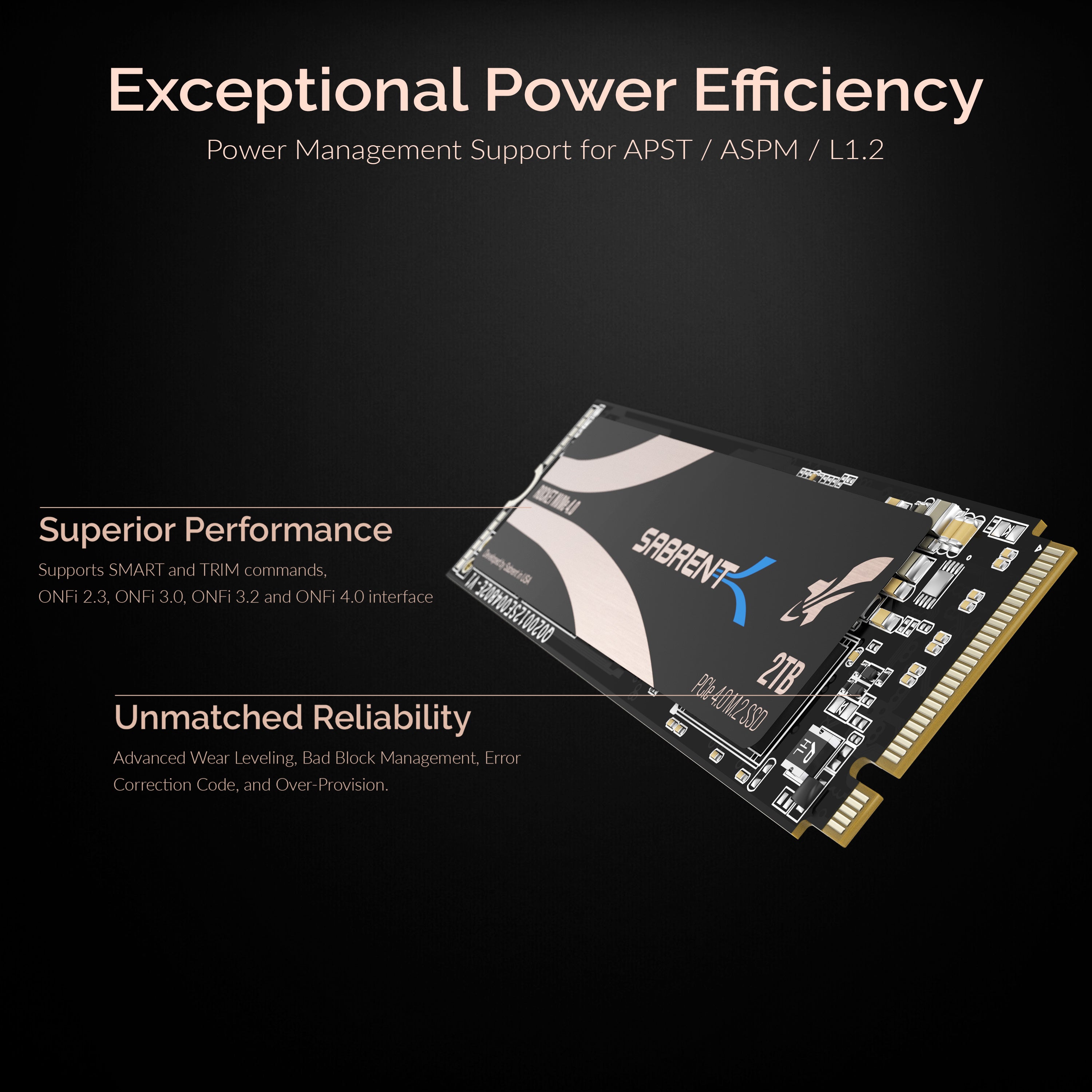Rocket NVMe 4.0 SSD – Sabrent