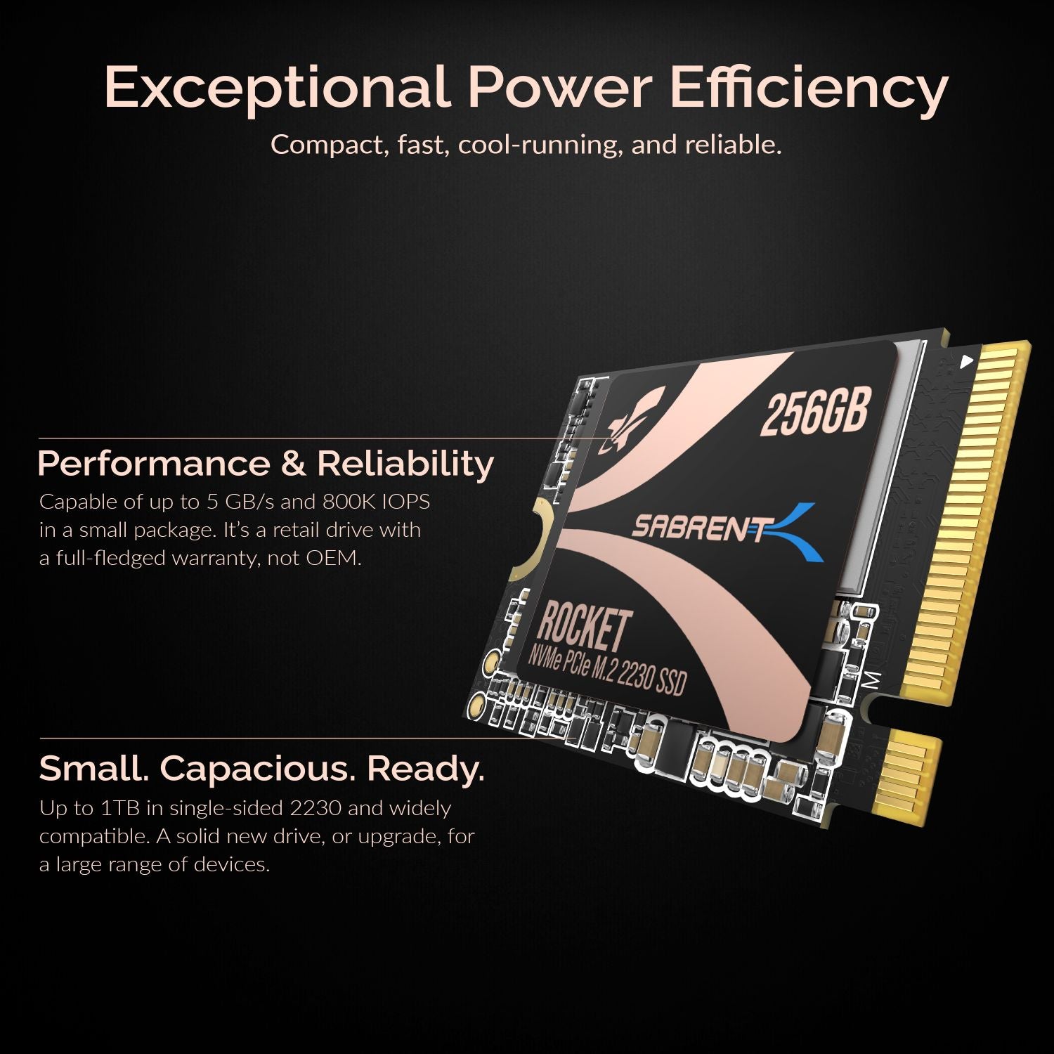 Rocket 2230 NVMe 4.0 256GB