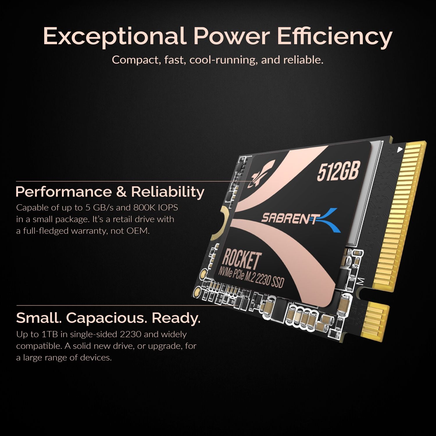 Rocket 2230 NVMe 4.0 512GB