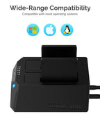 USB Type-C SATA 2.5" & 3.5" Dual Bay Hard Drive Docking Station