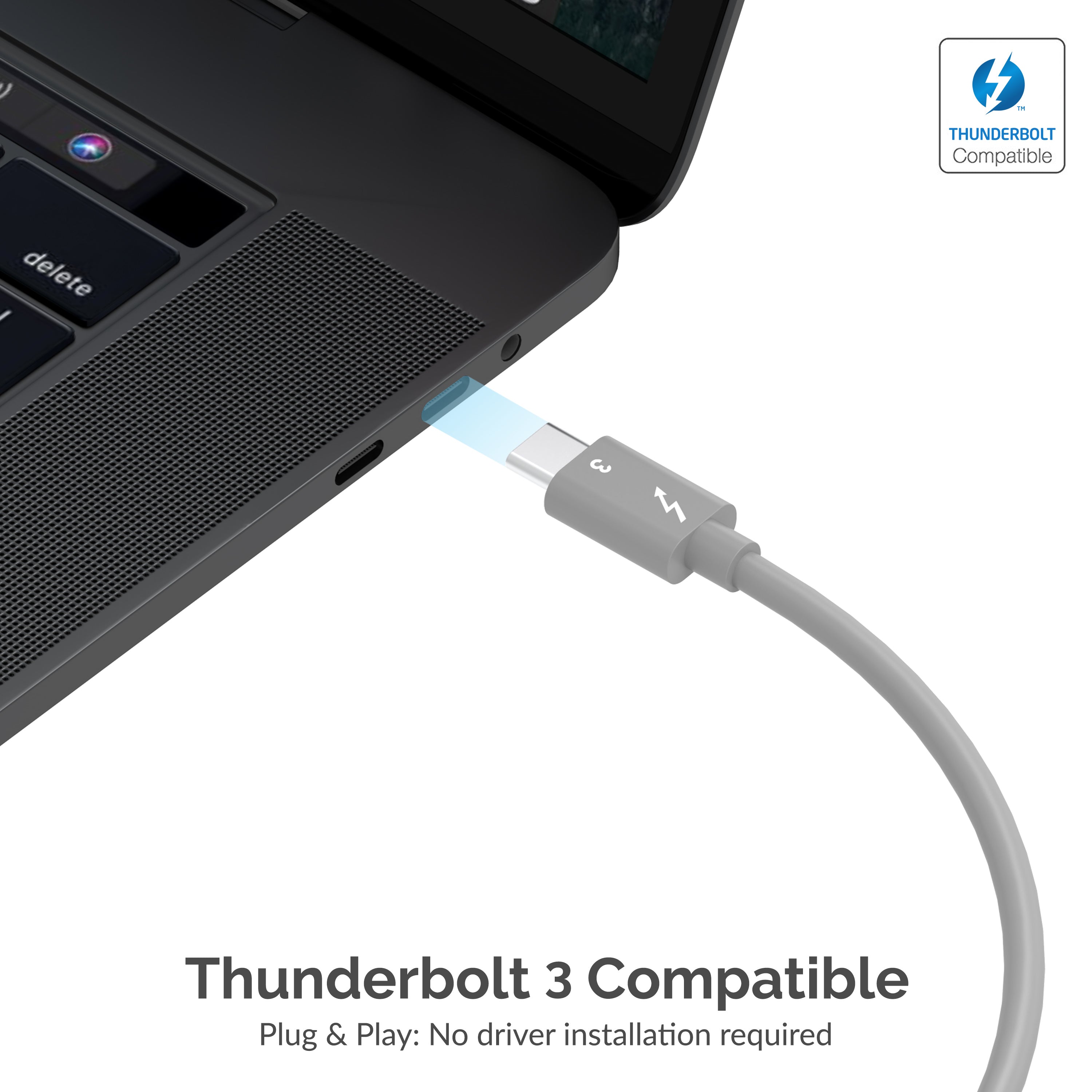 Thunderbolt 3 to Dual HDMI 2.0 Adapter