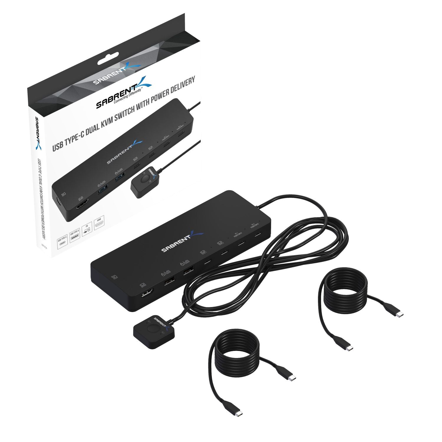 USB Type C Dual KVM Switch