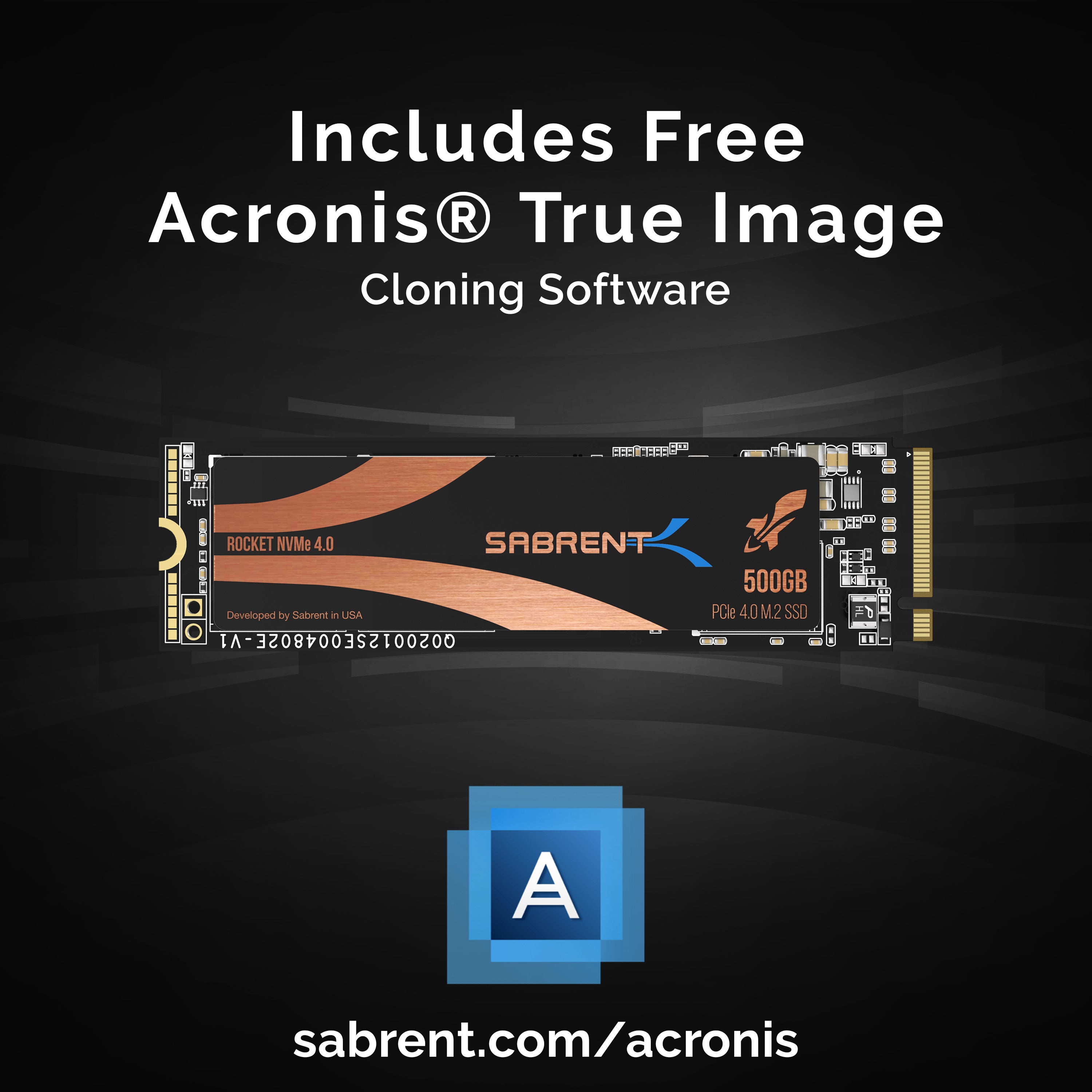 Rocket NVMe 4.0 SSD – Sabrent
