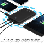 10000 mAh USB C PD Power Bank with Quick Charge 3.0