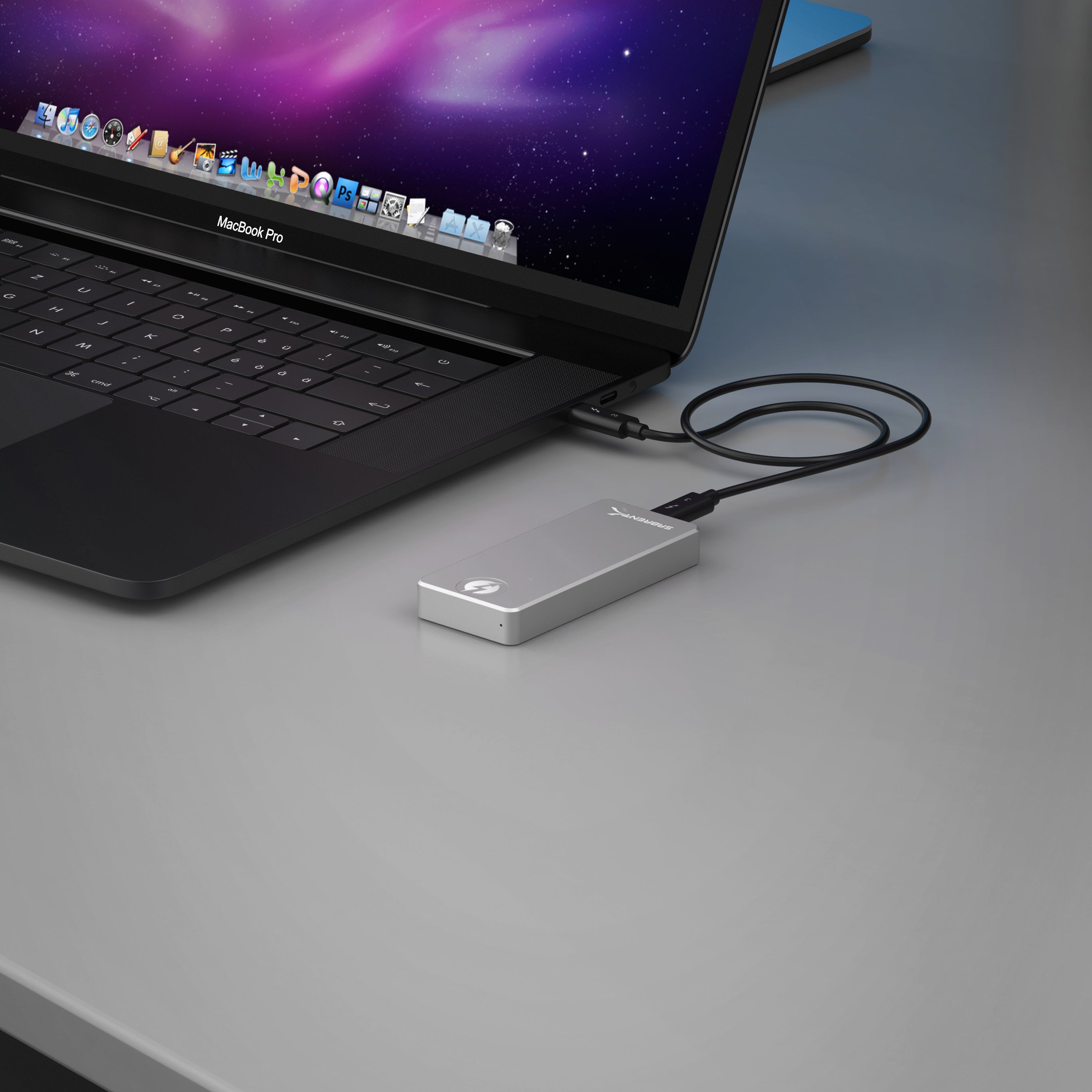Sabrent Rocket XTRM 1TB Thunderbolt 3 External SSD (Up to 2400MBs/2400MBs R/W) (SB-XTRM-1TB)