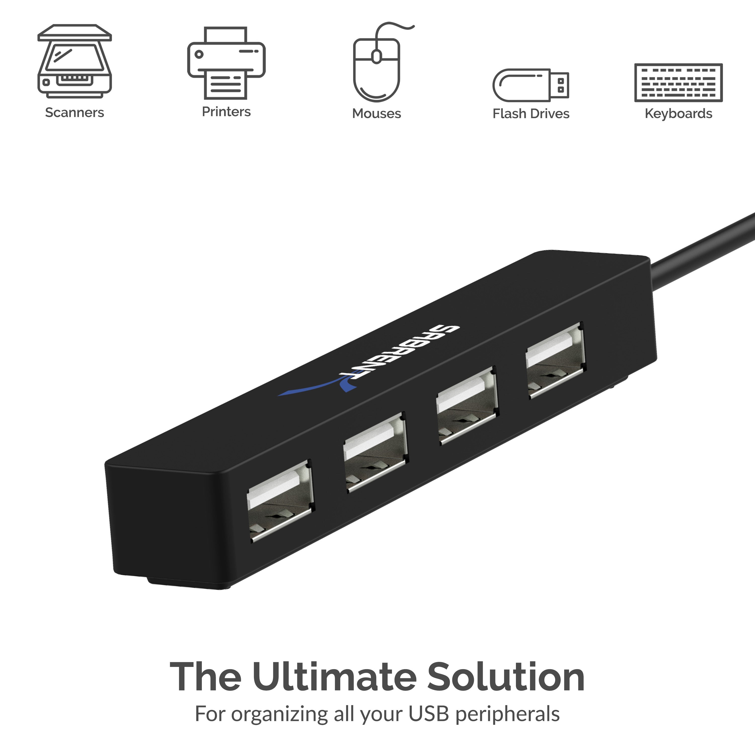 4-Port USB 2.0 Hub