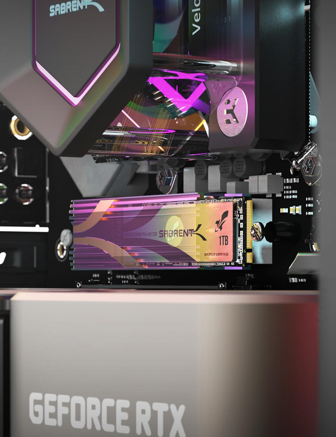 M.2 2280 SSD Rocket Gaming Edition Heatsink