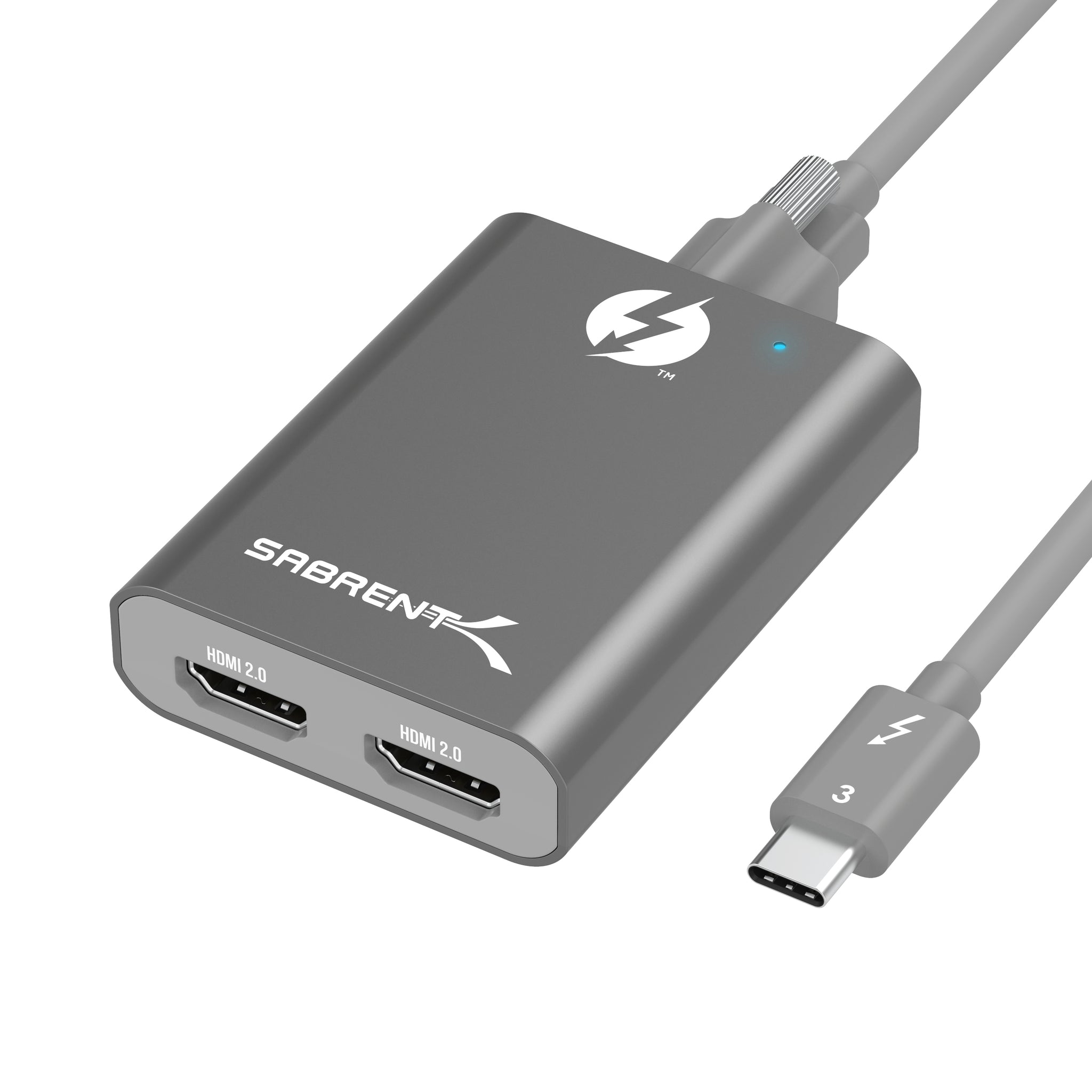Thunderbolt 3 to Dual HDMI 2.0 Adapter - Sabrent