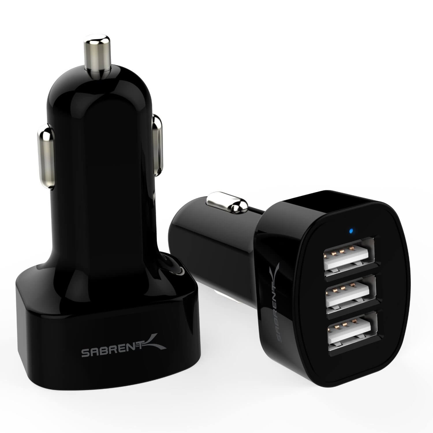 3-Port USB Car Charger