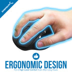 Ergonomic 2.4GHz Wireless Rechargeable Mouse