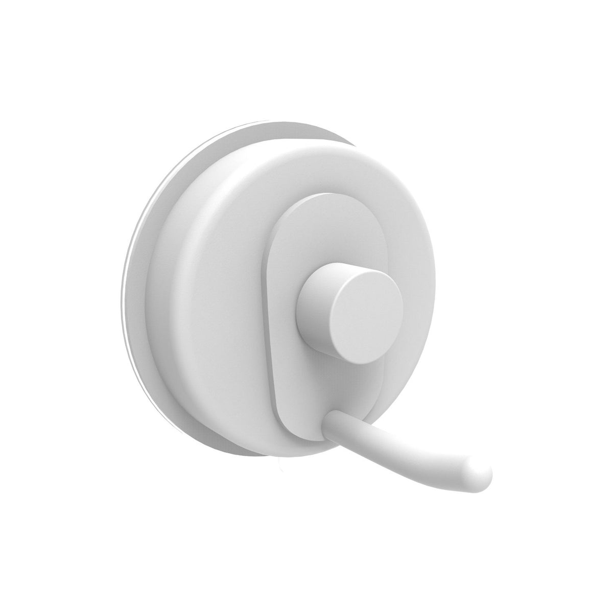 Power Lock Suction Cup Hook [Single] White