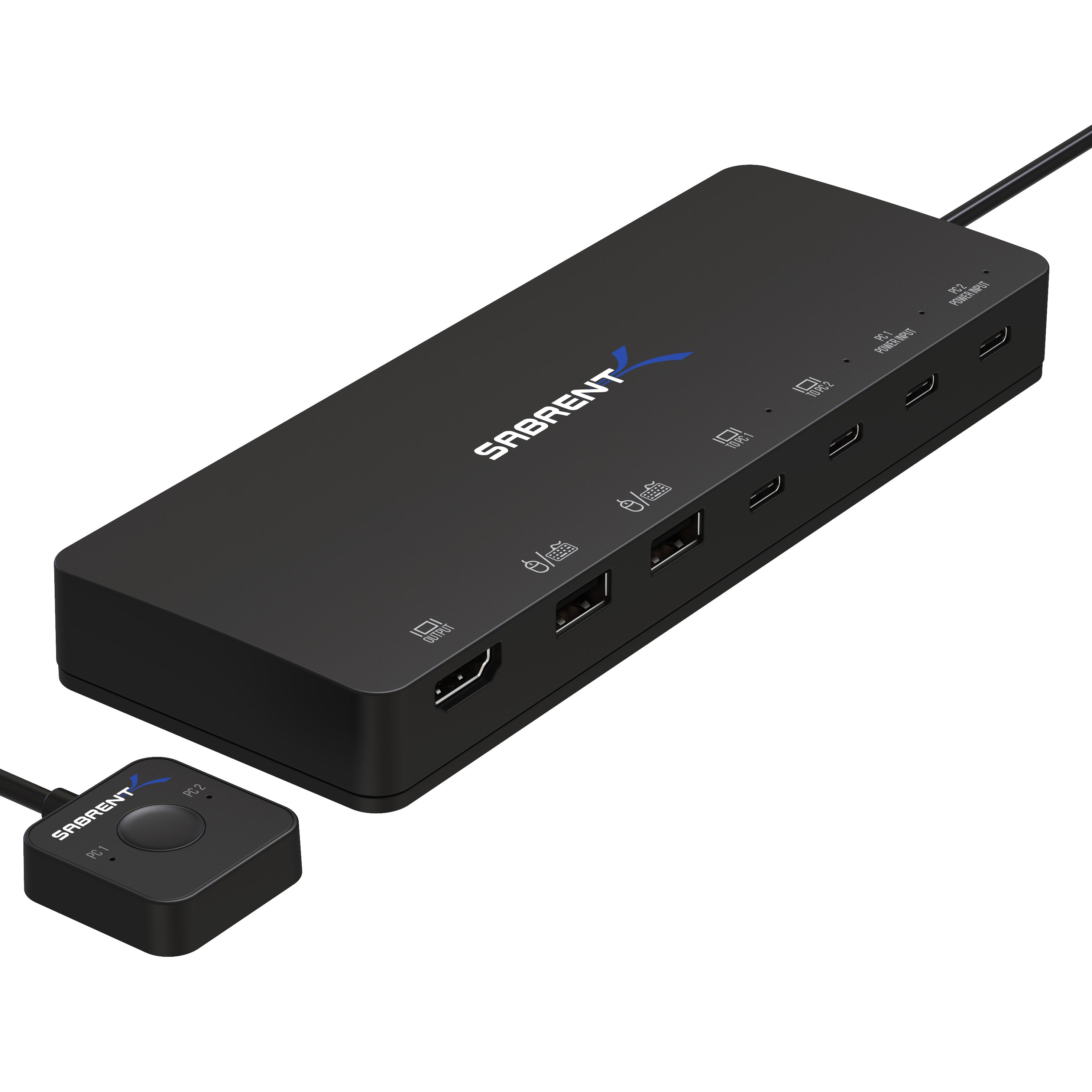 2-Port USB Type-C KVM Switch