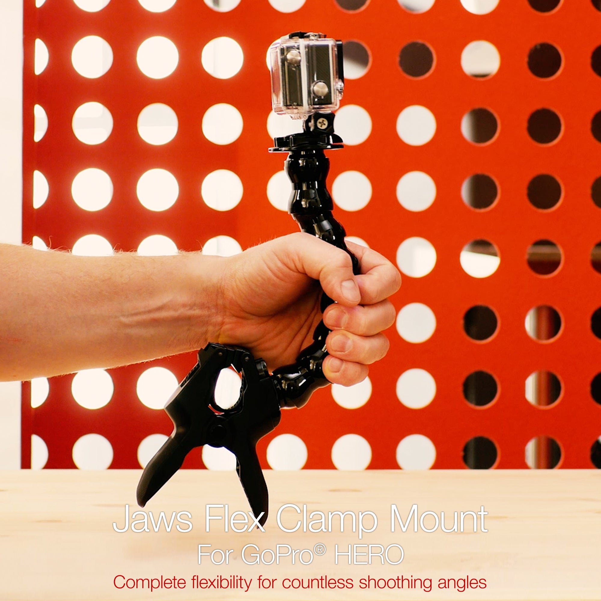 Adjustable Jaws Flex Clamp Mount for GoPro Cameras