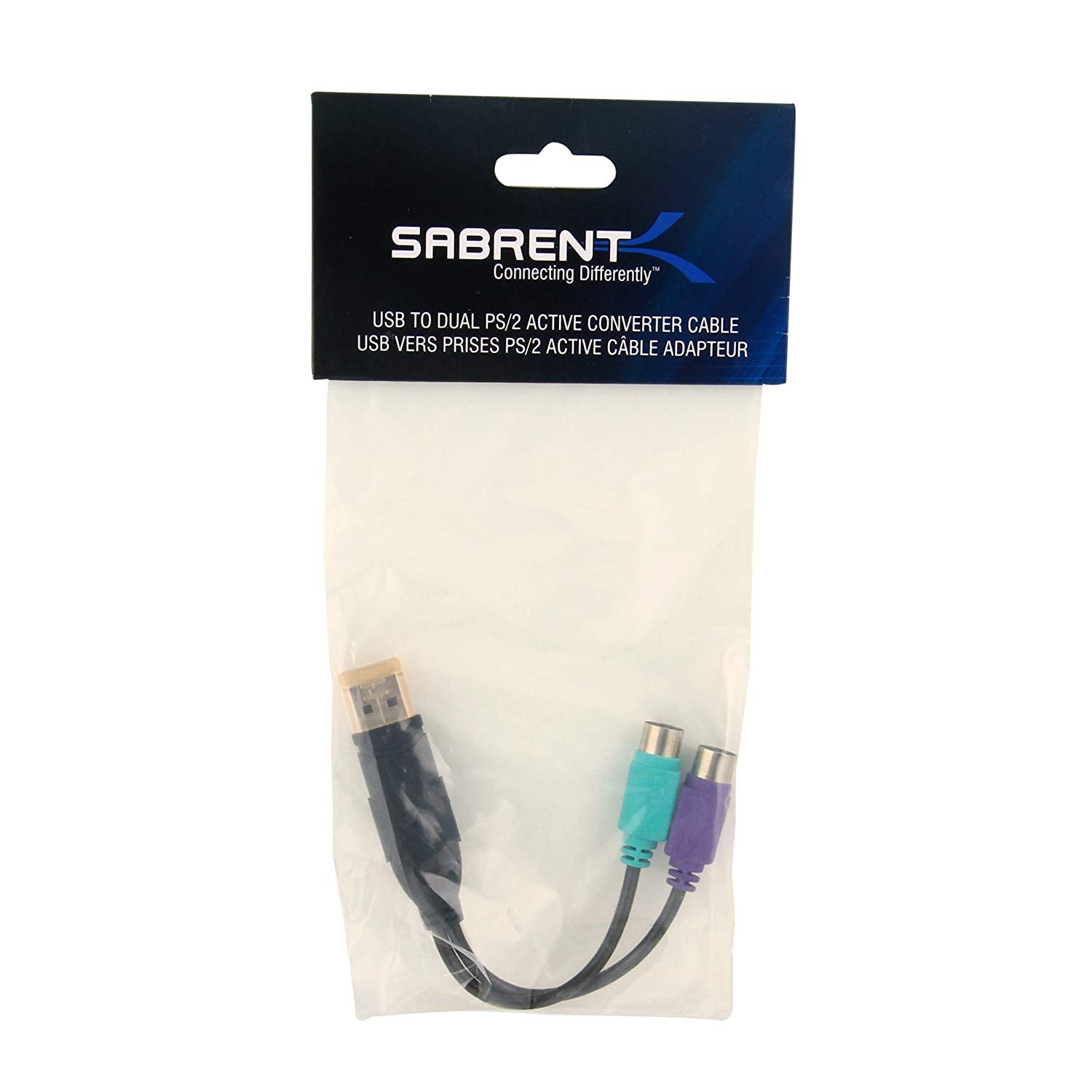 USB to Dual PS/2 Cable