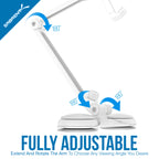 Adjustable Stand Suction Cups Holder for iPad and Tablets up to 8"