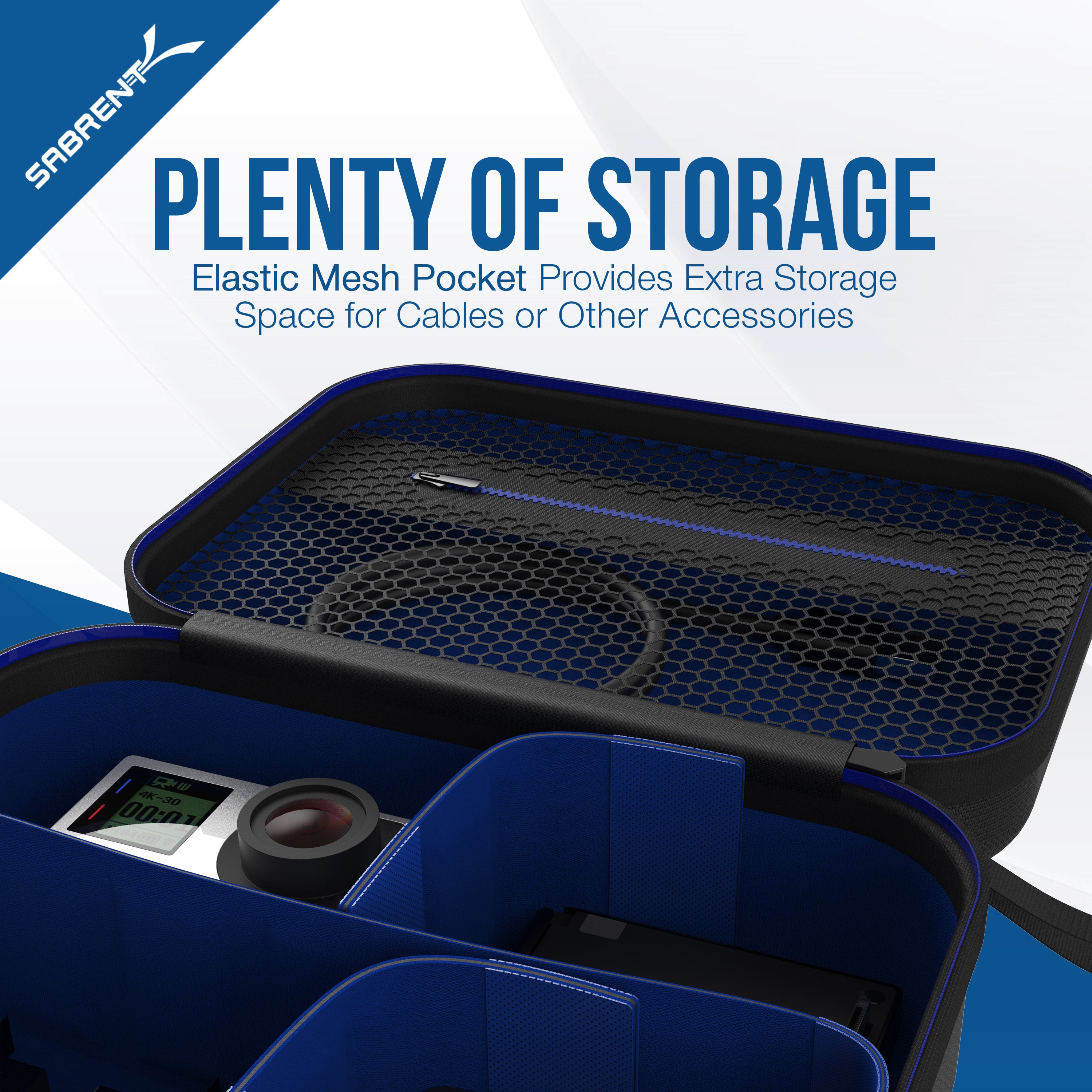 Universal Travel Case for GoPro or Small Electronics and Accessories [Small]