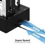 4-Bay USB 3.0 SATA 2.5"/3.5" SSD/HDD Docking Station