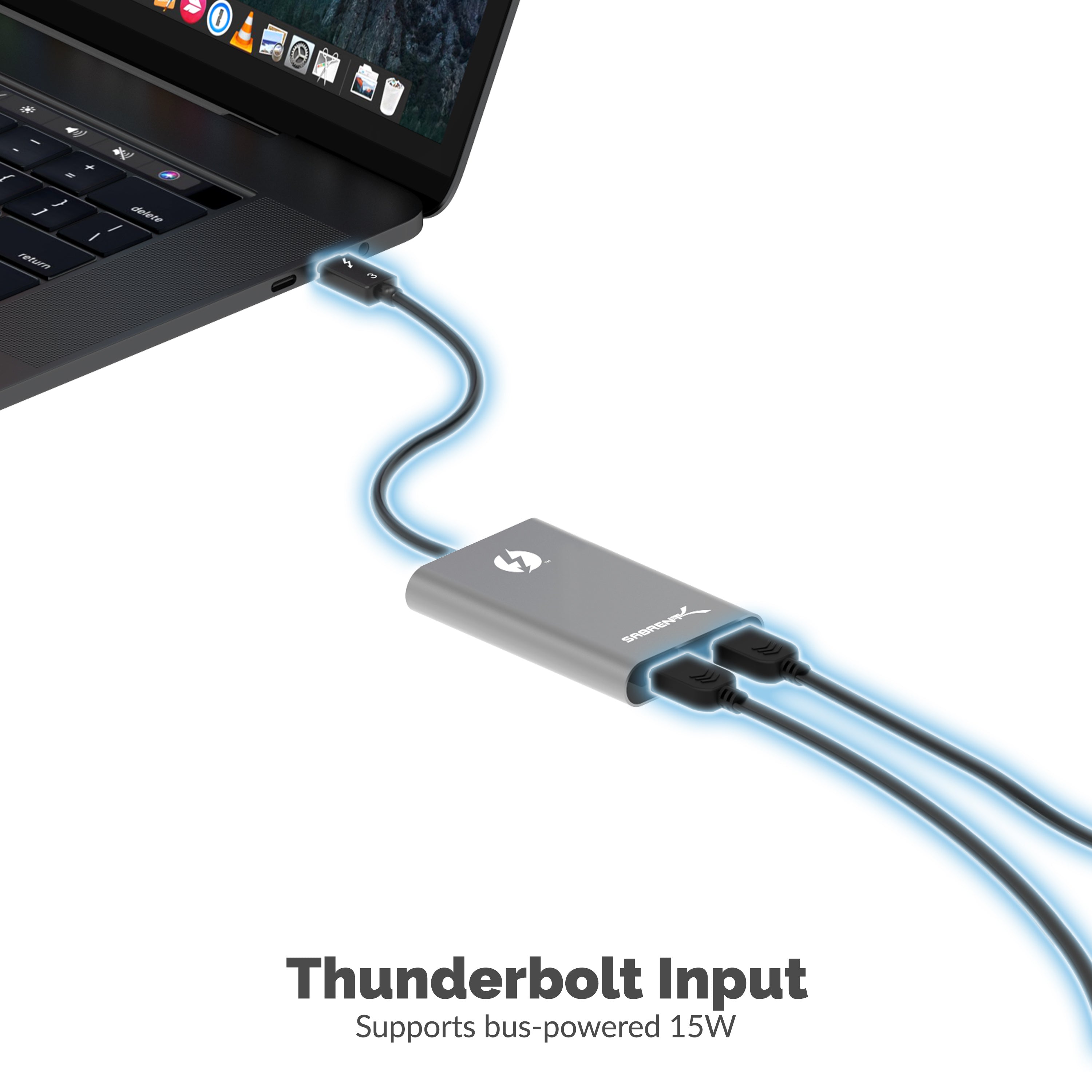 Thunderboltª 3 Dual DisplayPort Adapter