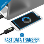 Micro USB cable with Voltage and Ampere Monitor (6 FT)