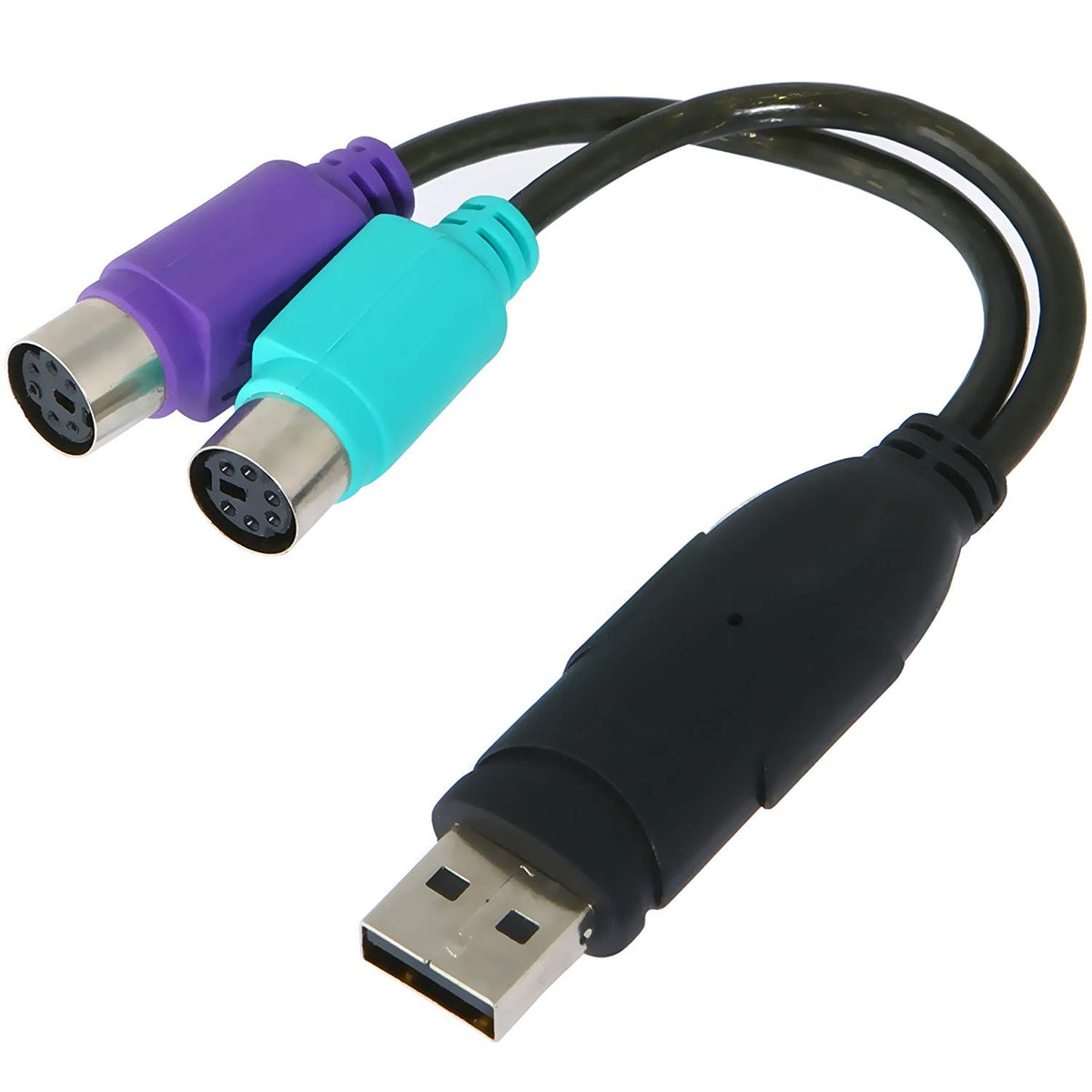 USB to Dual PS/2 Cable