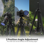 Carbon Fiber Tripod With 360° Camera Mount