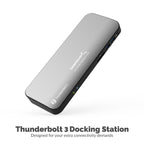 Thunderbolt 3 Docking Station with Power Delivery up to 60W Charging - Dual-4K Display