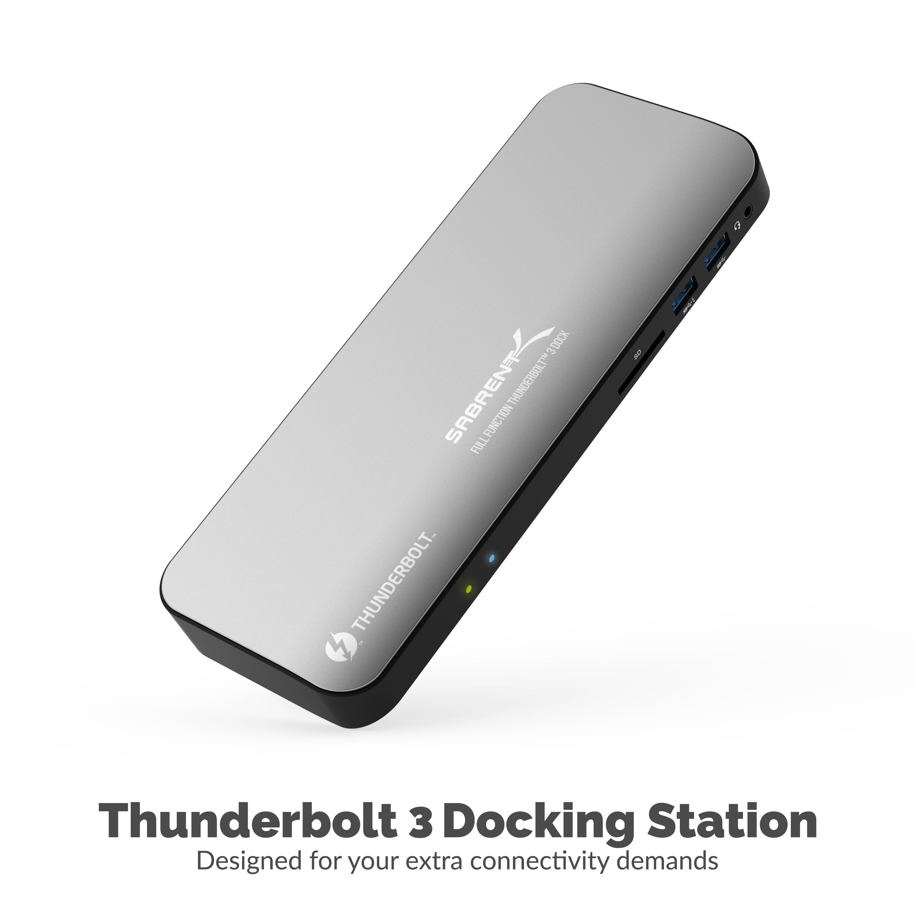 Thunderbolt 3 Docking Station with Power Delivery up to 60W Charging - Dual-4K Display