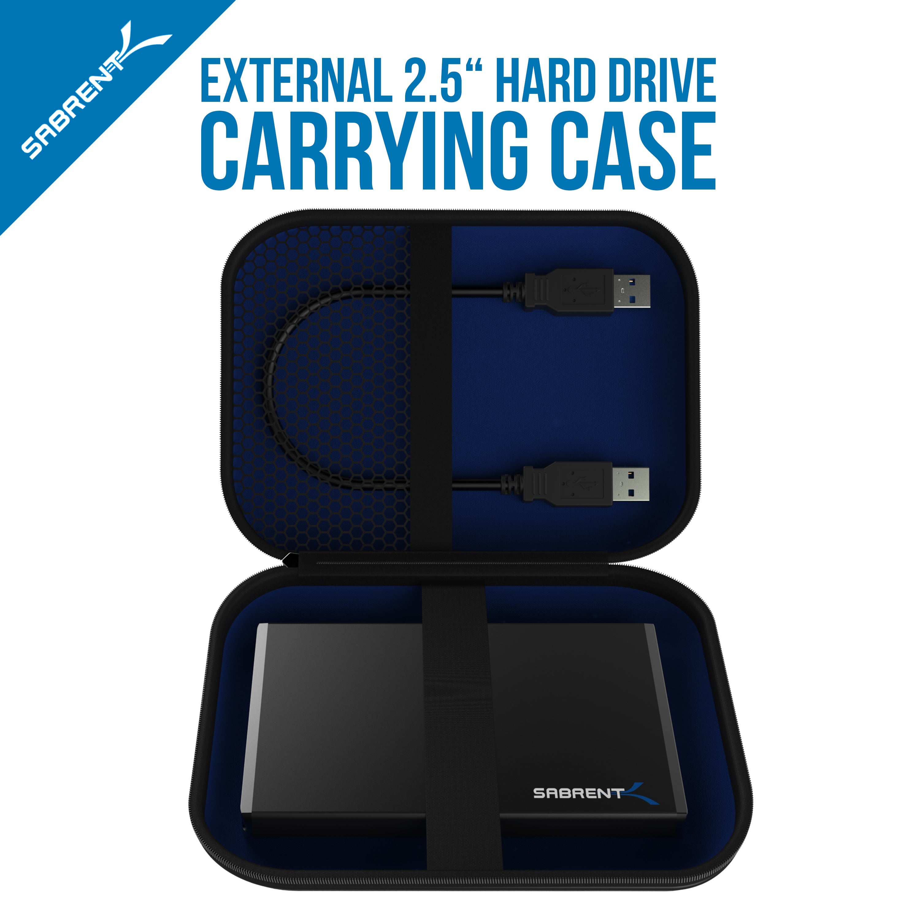 Hard Carrying Case for External 2.5" Hard Drive