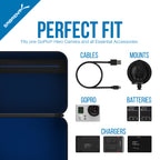 Universal Travel Case for GoPro or Small Electronics and Accessories [Medium]