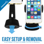 Universal Car Window/Dash Mount Holder for Most Smartphones Devices [Black]