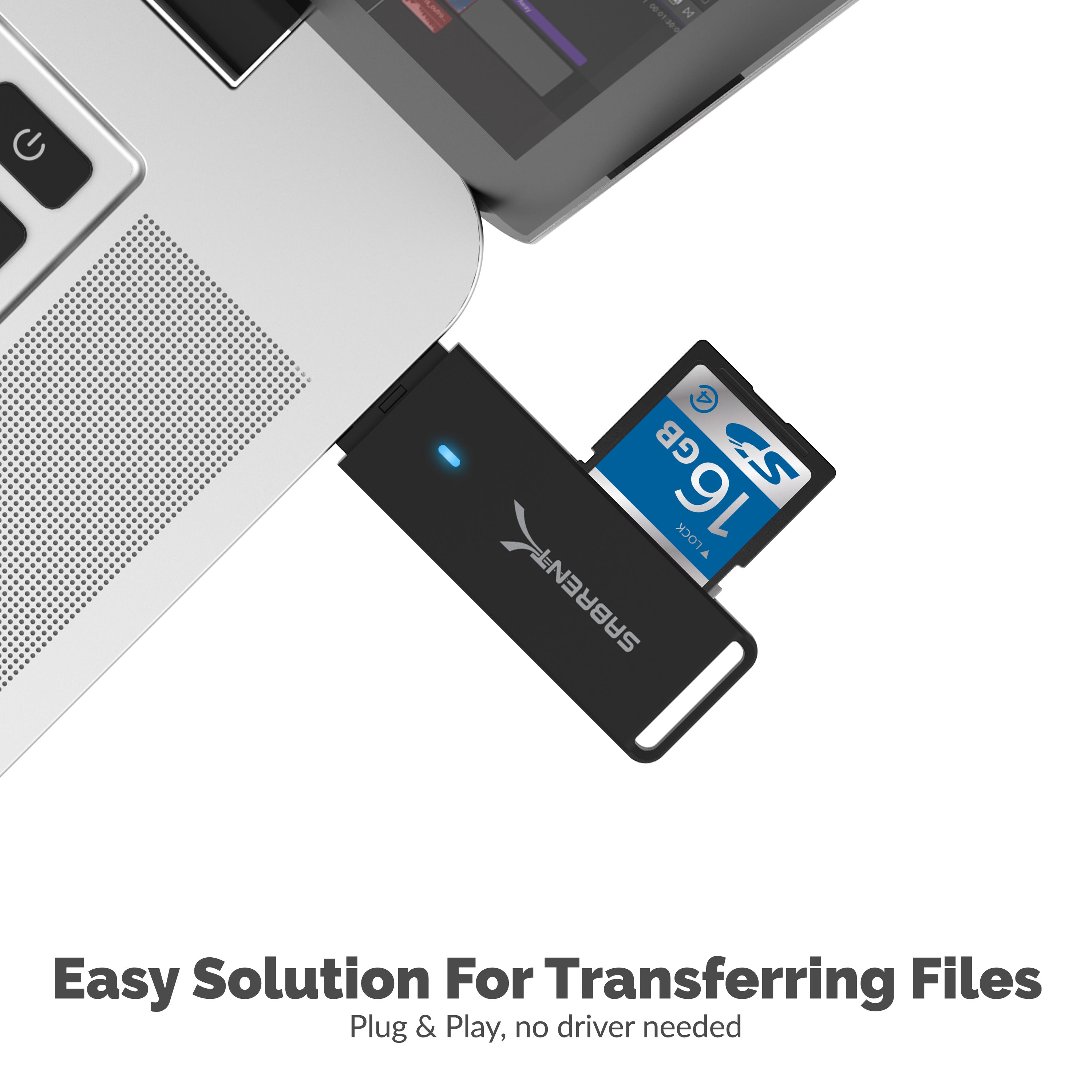 USB 3.0 Micro SD and SD Card Reader