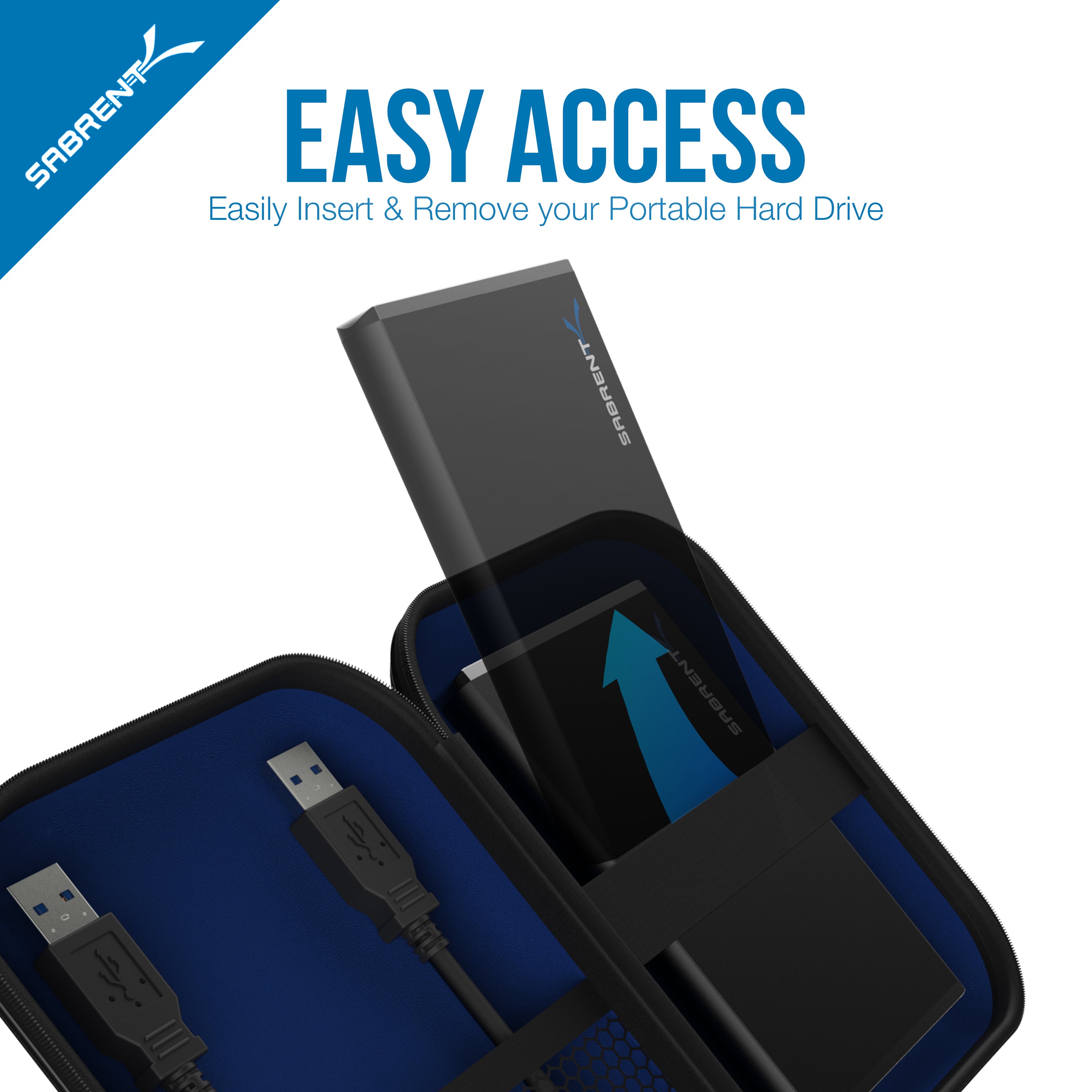 Hard Carrying Case for External 2.5" Hard Drive