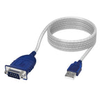 6 feet USB to RS-232 DB9 Serial 9 pin Adapter (Prolific PL2303)