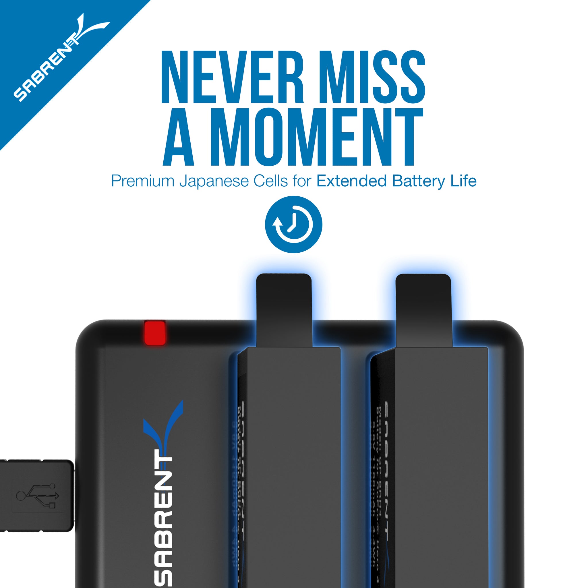 Batteria E Caricabatterie Per GoPro HERO4 Black/Silver - Set Da 2 Batterie 1160mAh - Carica Simultanea - Compatibile Con AHDBT-401 - Foto 7