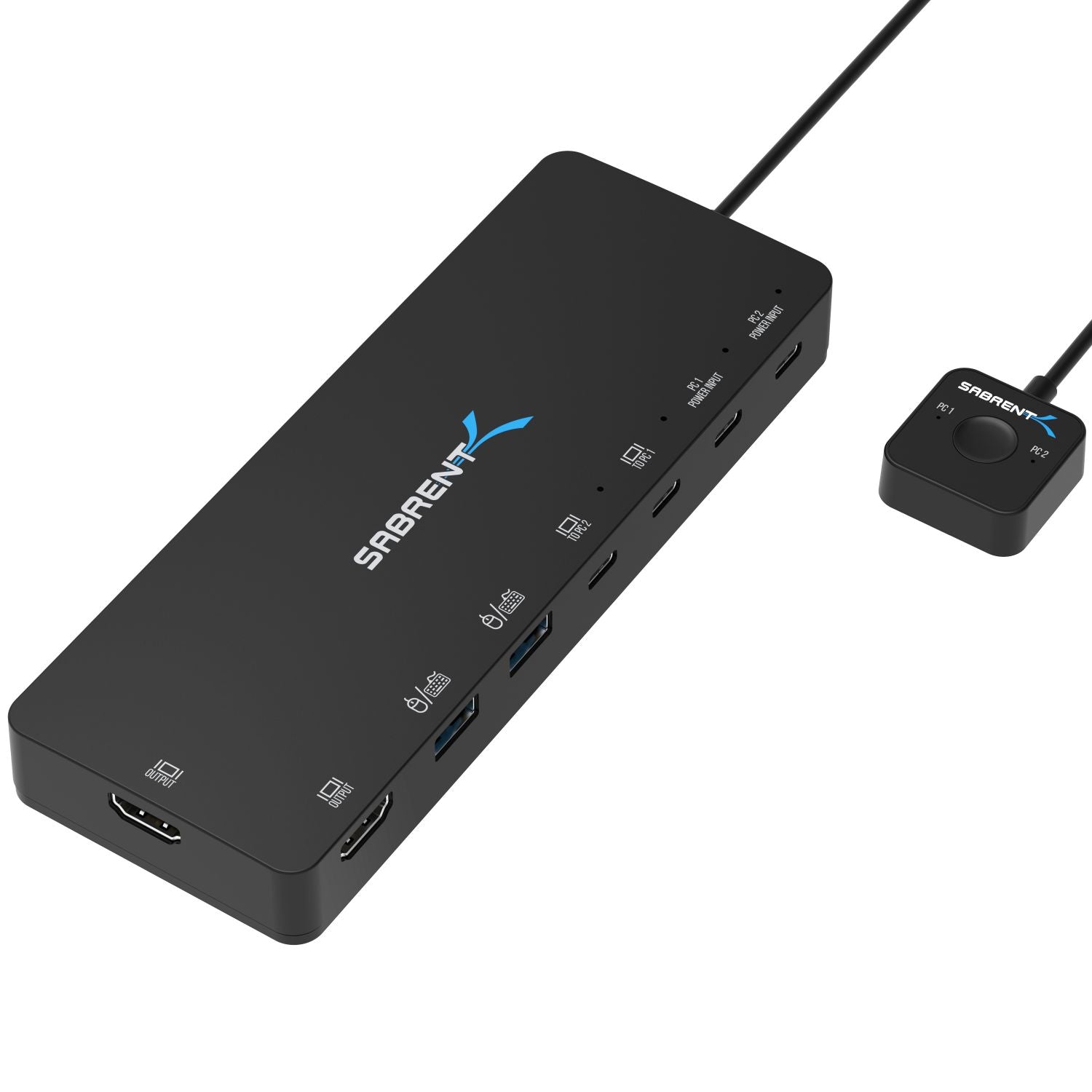 2 Port 2-to-1 USB 3.0 Peripheral Sharing Switch – USB Powered