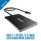 USB 3.1 (Type-A) to 2.5-Inch SATA Adapter