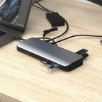 Thunderbolt 3 Docking Station with Power Delivery up to 60W Charging - Dual-4K Display