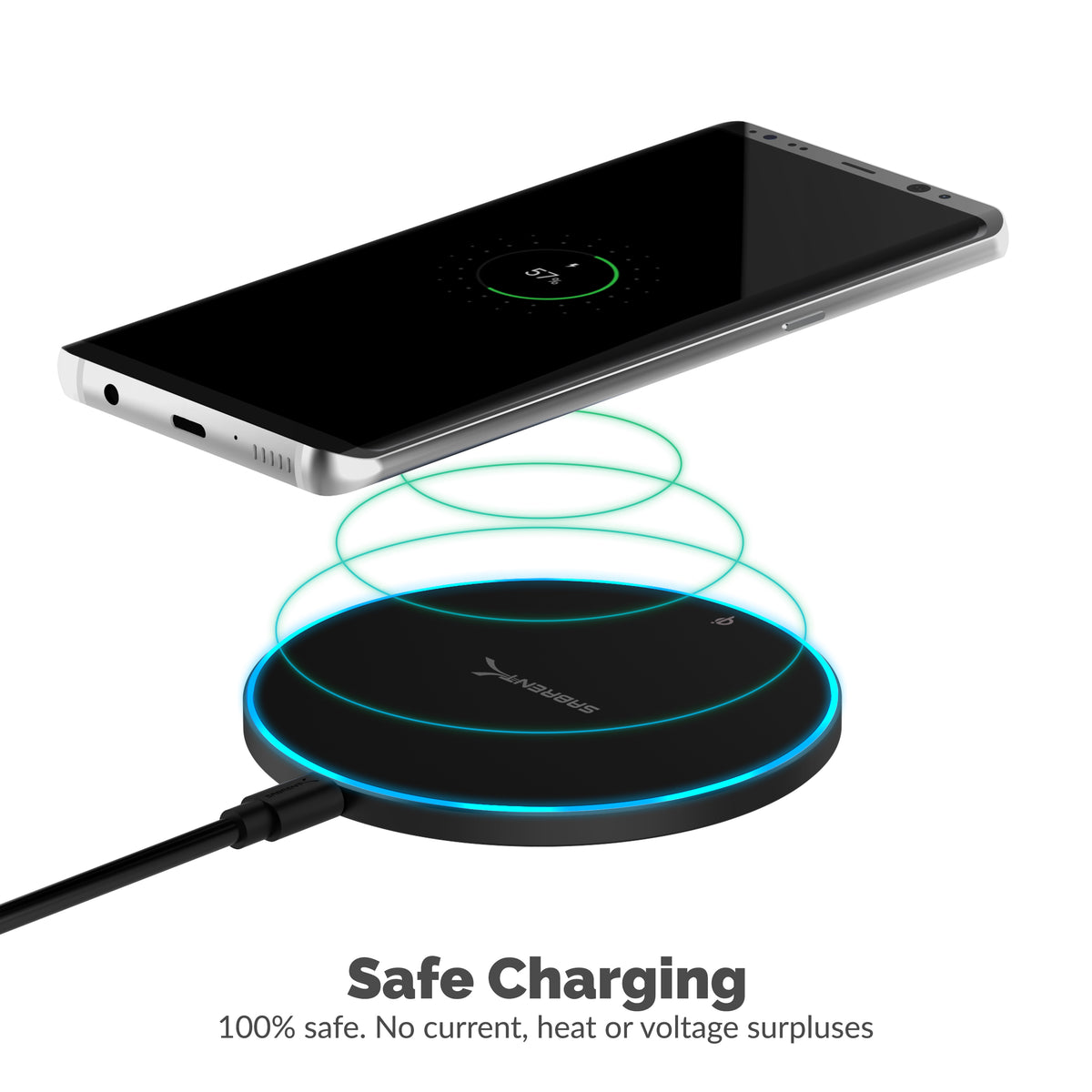10W qi Wireless Fast Charger Charging Pad