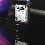 USB 3.0 SATA/SSD 2.5" HDD Docking Station with 3 USB Ports