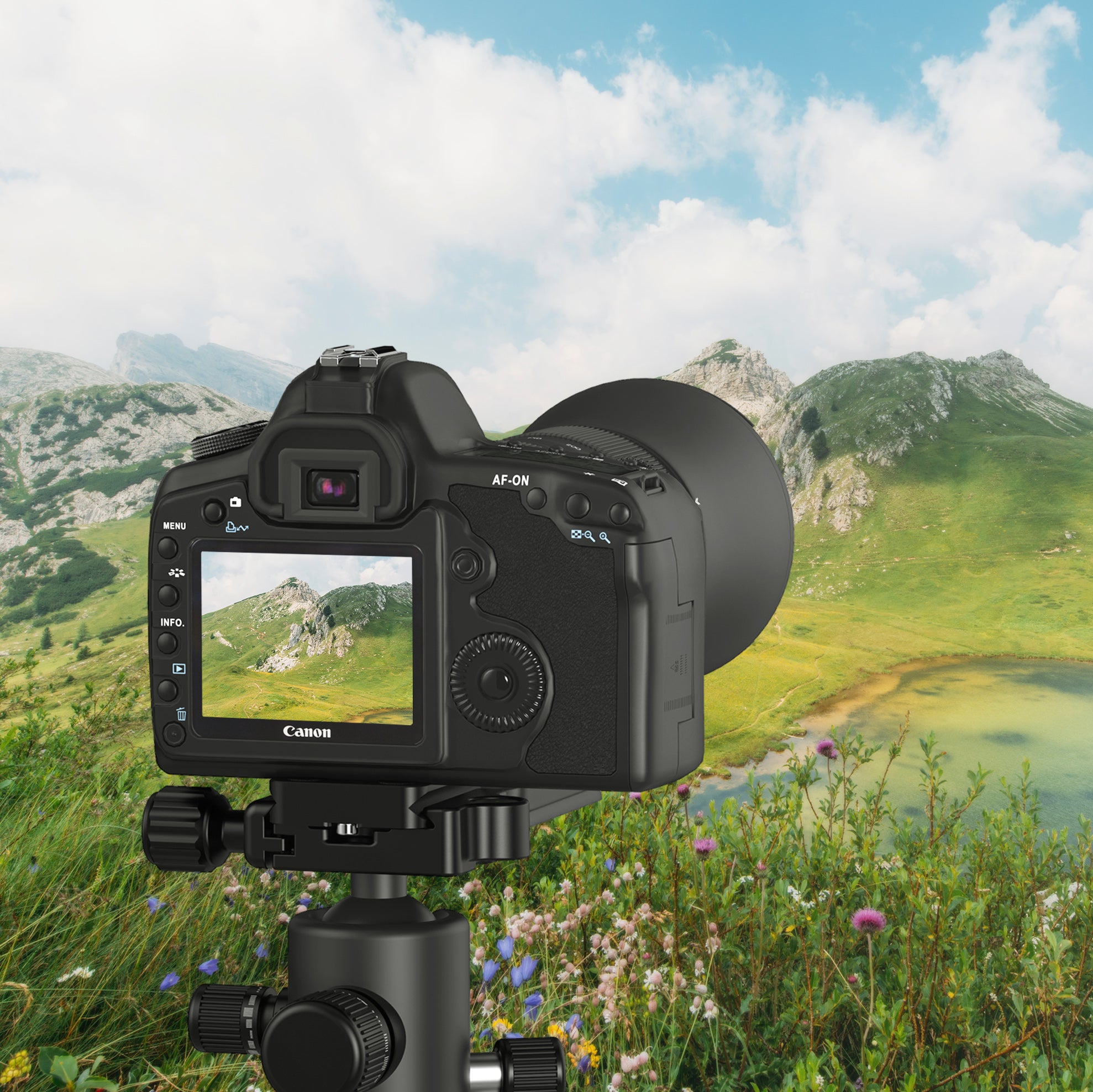 Carbon Fiber Tripod With 360° Camera Mount