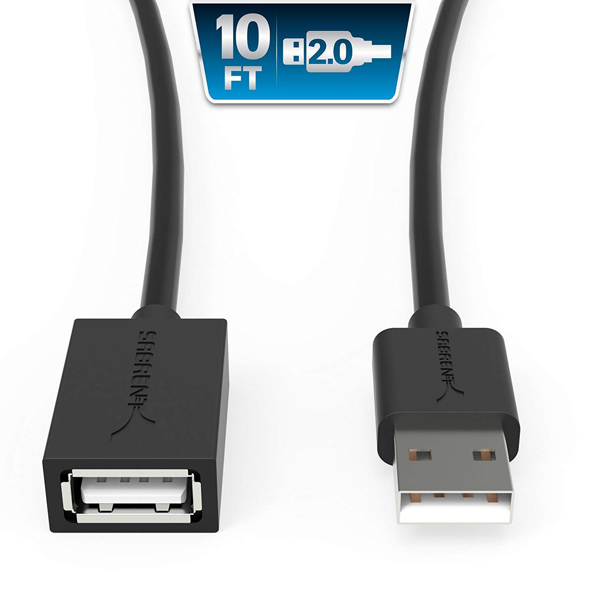 22AWG USB 2.0 Extension Cable - A-Male to A-Female
