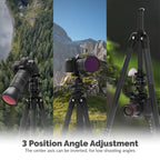 Carbon Fiber Tripod With 360° Camera Mount