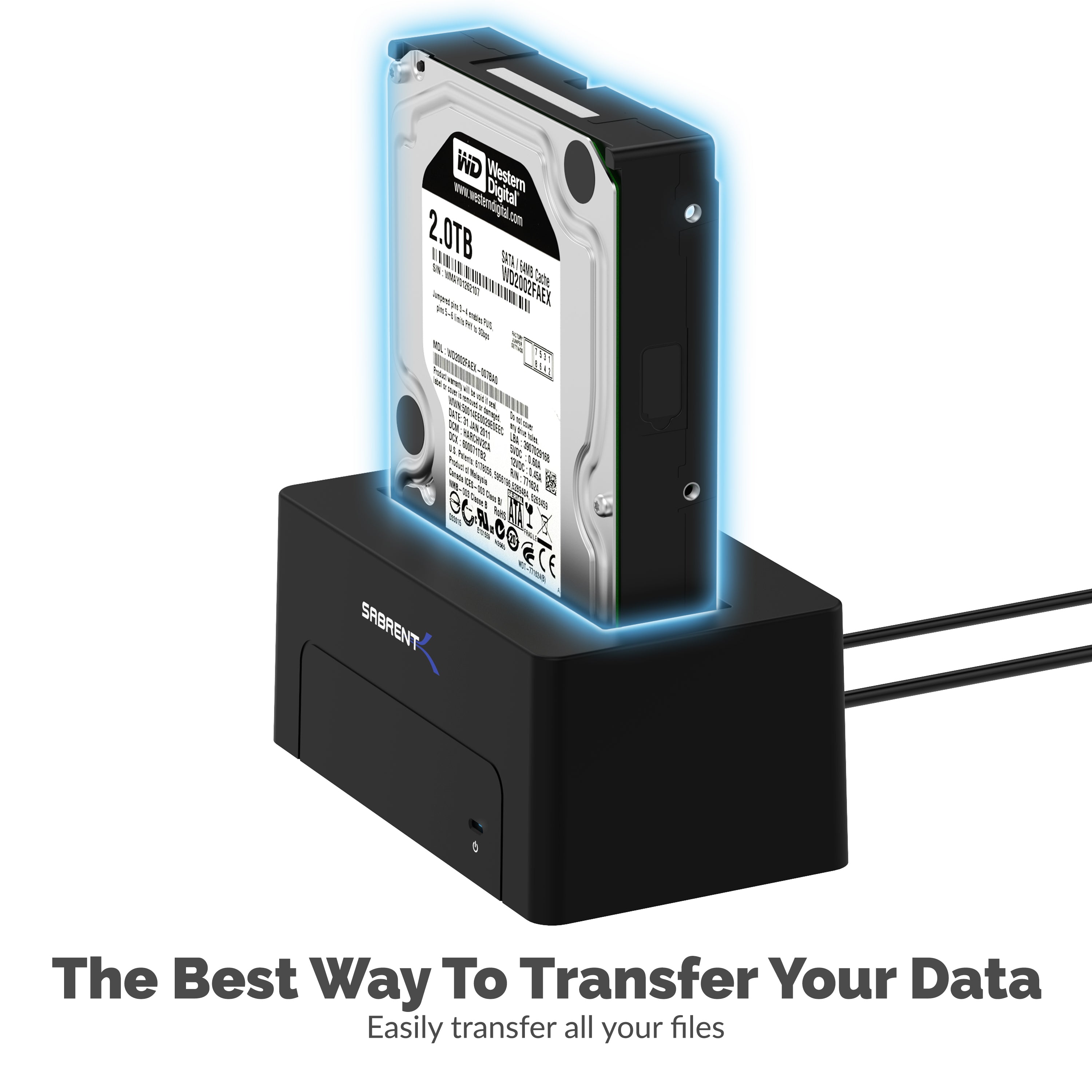 USB 3.1 Type-C 2.5"-3.5" HDD Docking Station