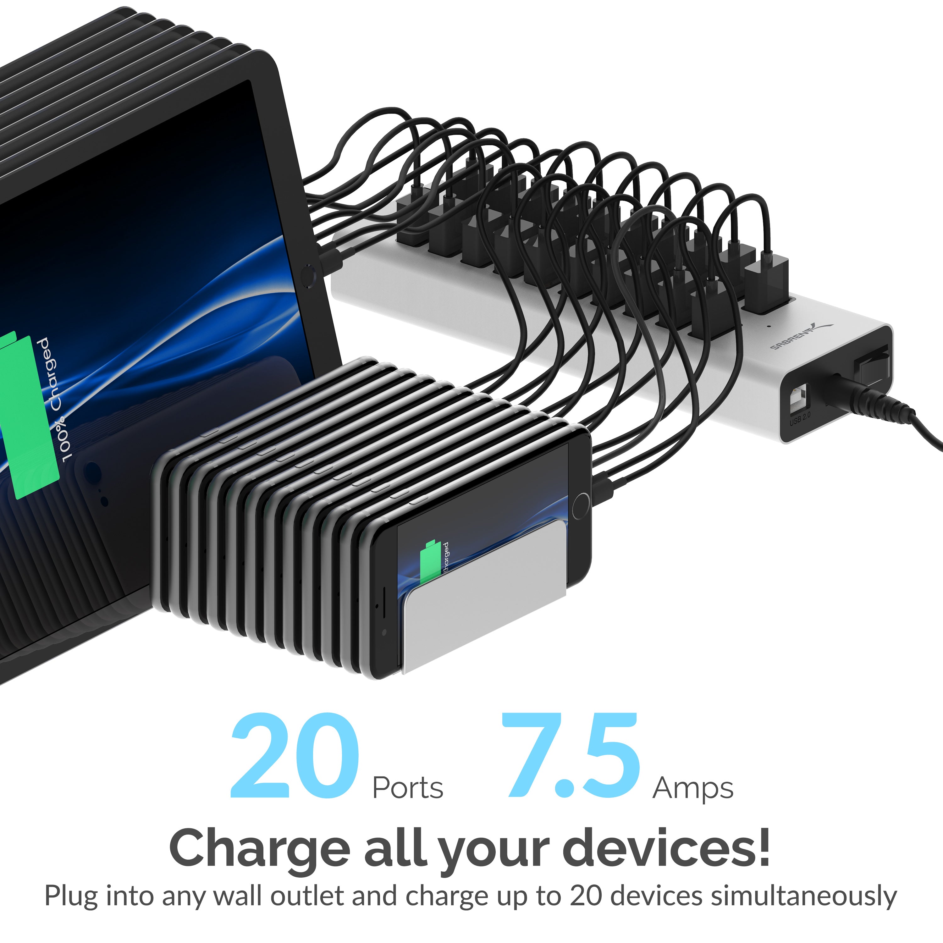 Sabrent USB Charger - Thumbnail 3