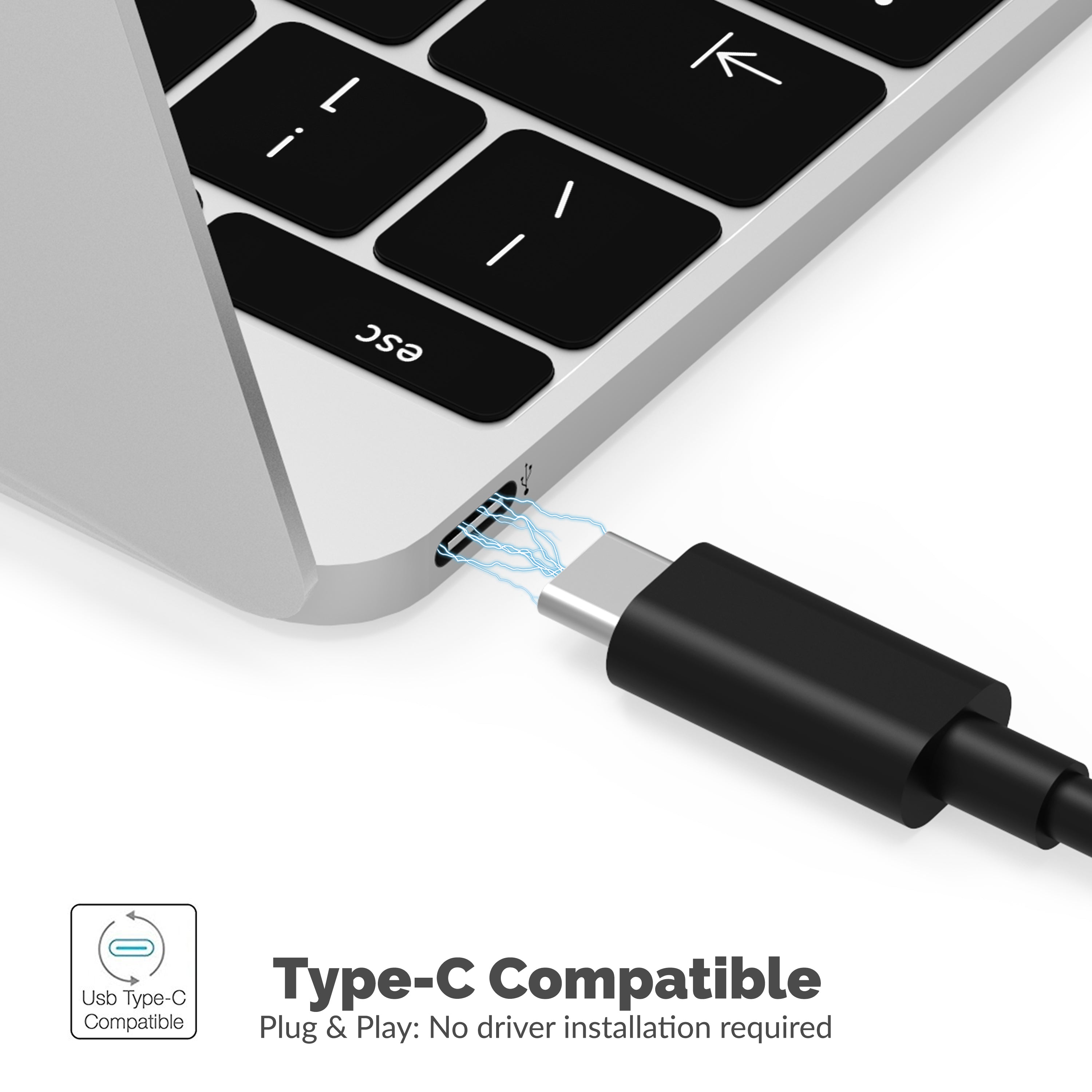 USB 3.1 Type-C 2.5"-3.5" HDD Docking Station