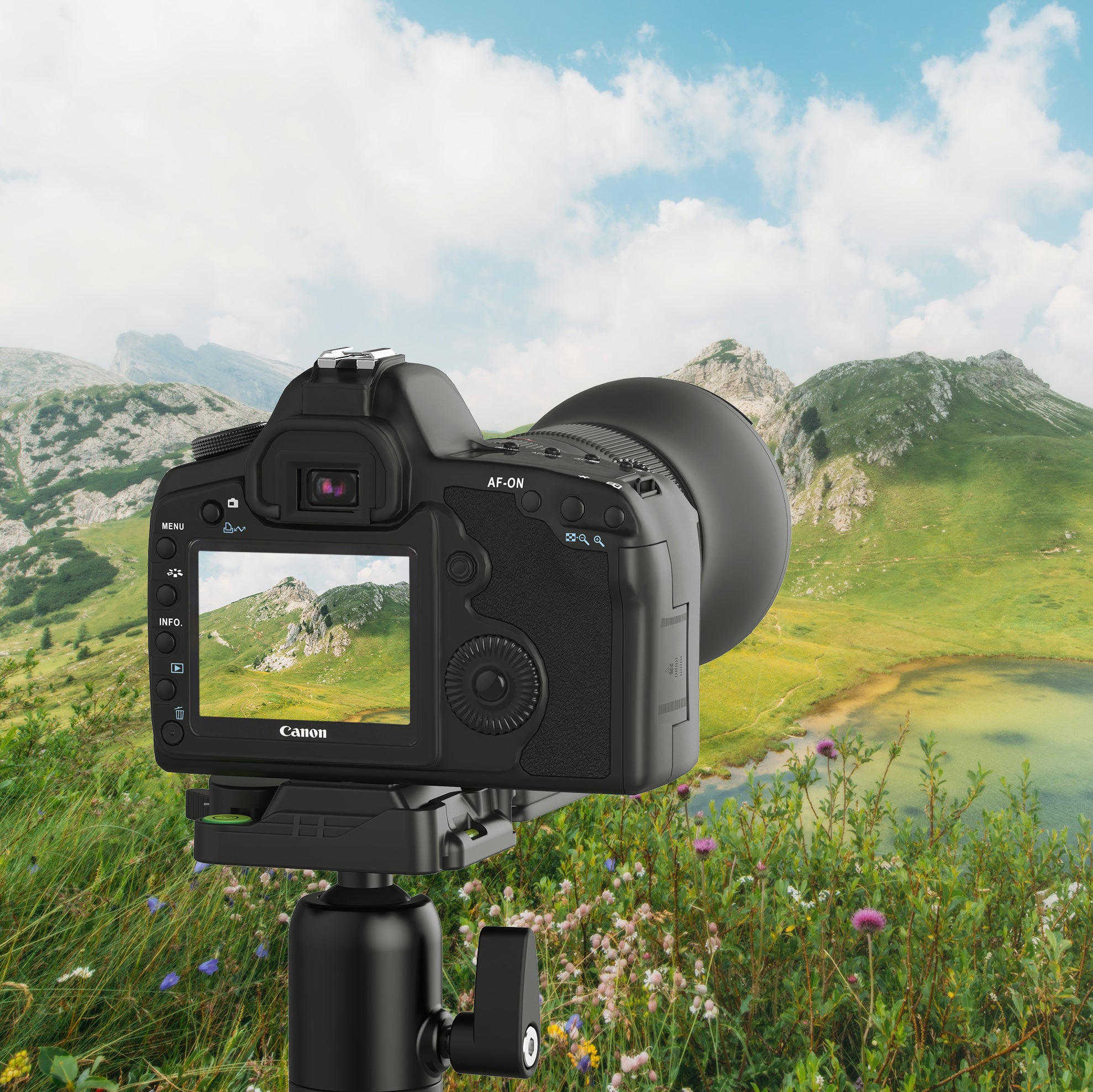 Aluminum Tripod With 360° Full Motion Camera Mount