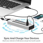 20-Port USB 2.0 90W Charger